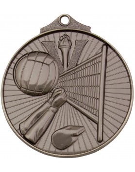 Volleyball Sunraysia Medal 52mm - Silver