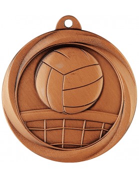Medal - Volleyball Bronze 50mm