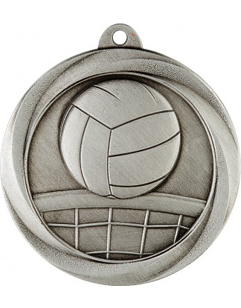 Medal - Volleyball Silver 50mm